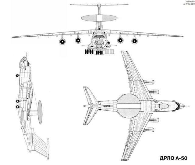 空警2000 三视图图片