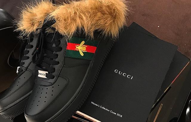 gucci2018年再發力guccixnikeairforce1聯名即將來襲