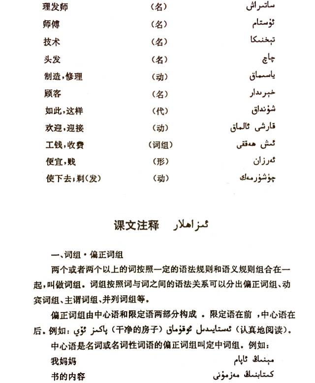 为方便广大朋友学习维吾尔语,维语吧将其整理制作成微信版教材,在此仅