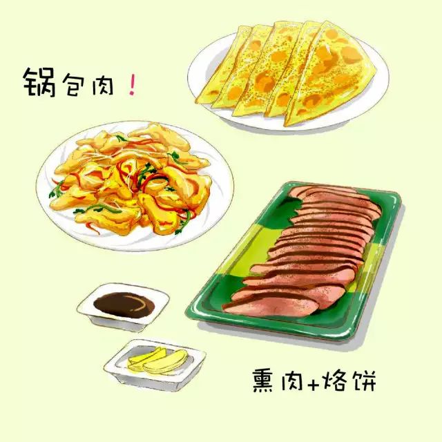 黑龙江美食 简笔画图片