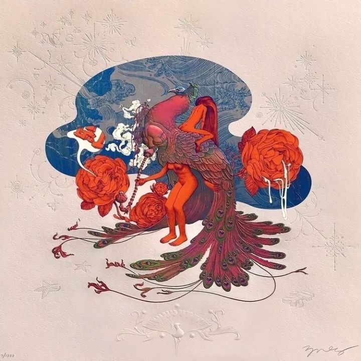 藝術跨界插畫x電影沉浸在jamesjean詭譎華麗的異世界