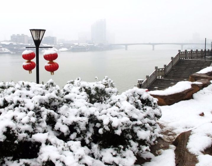 湖南衡阳下雪图片