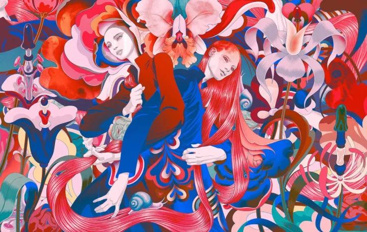 【艺术跨界】插画 x 电影,沉浸在james jean诡谲华丽的异世界