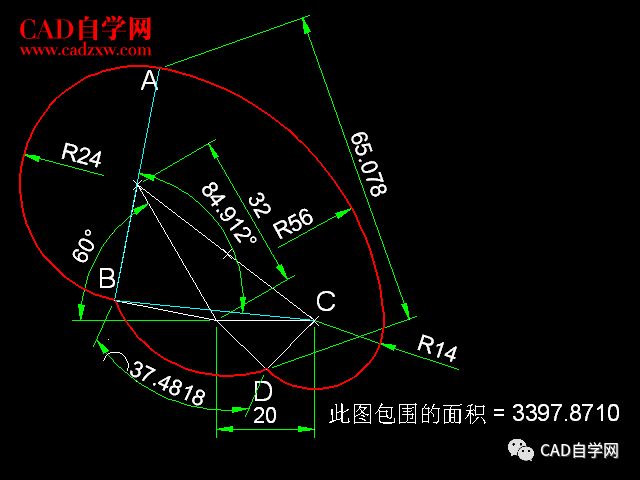 cad怎么画门的半弧图片