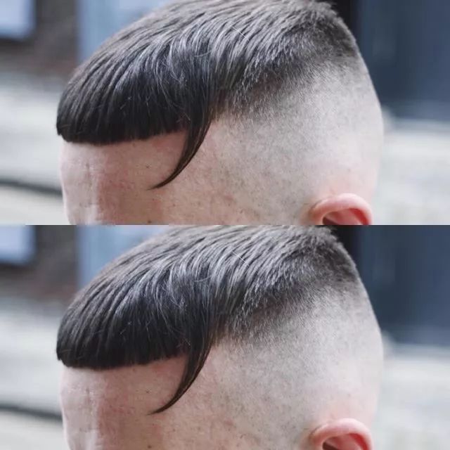 男士纹理发型盖头图片