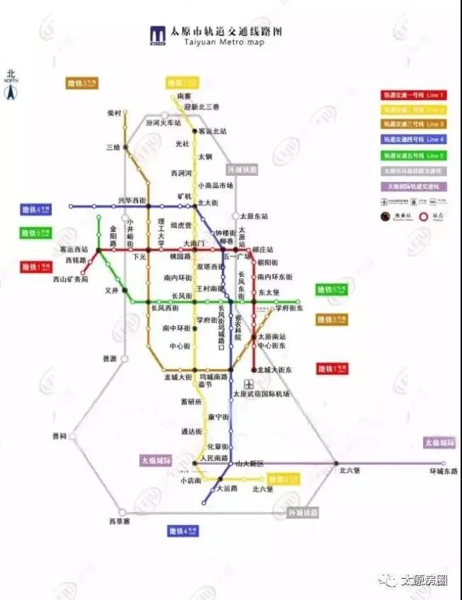 太原地铁4号线路图图片