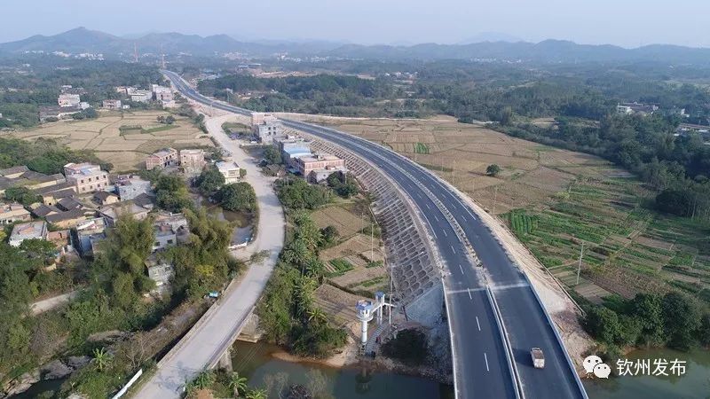 广西鹿寨至钦州高速图图片