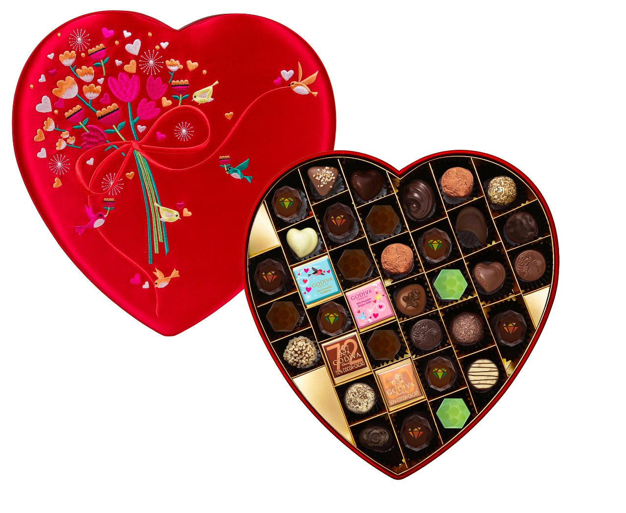 情人节收到的巧克力图片