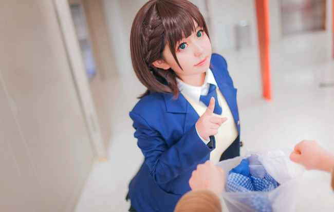 学生妹制服可爱  爱酱 cosplay