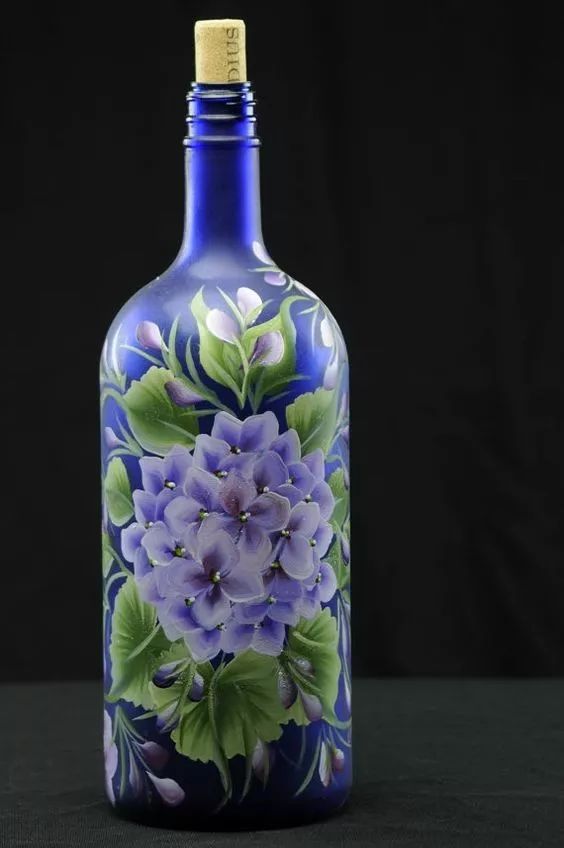 丙烯花瓶作品图片图片