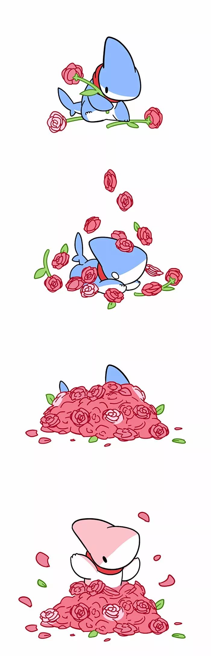 漫画:今天的主角是一只可爱的小鲨鱼~(3)