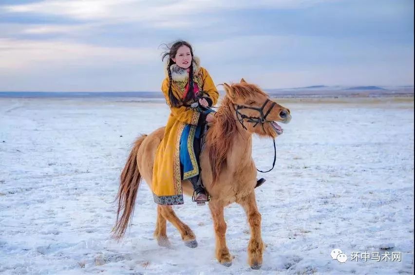马背上的蒙古女孩,太美了