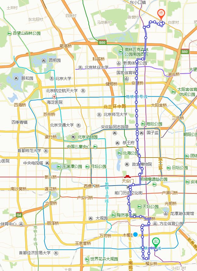 北京快4公交车路线图图片