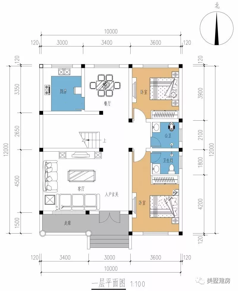 10x12房屋平面图图片