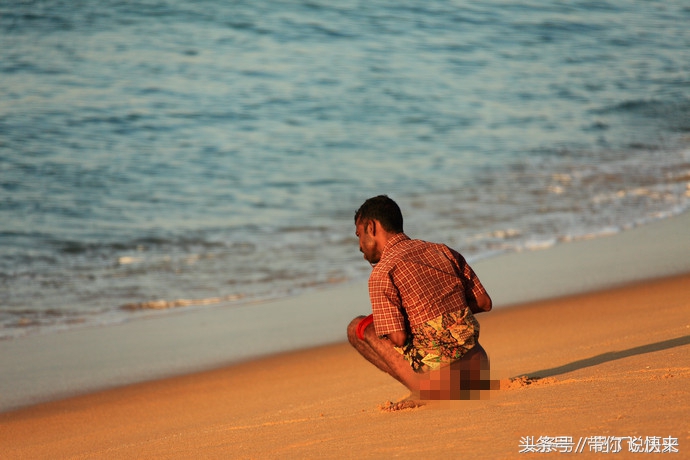 但是印度人的老毛病又犯了,海邊如廁真的很難接受.