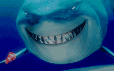 鲨鱼动图表情包图片