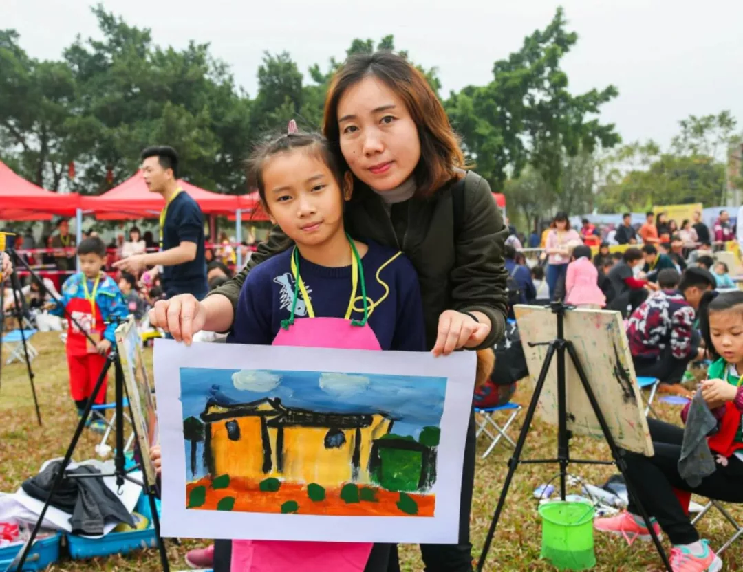 艺道游学61中国南粤古驿道少儿绘画大赛总决赛在博罗县旭日古村圆满