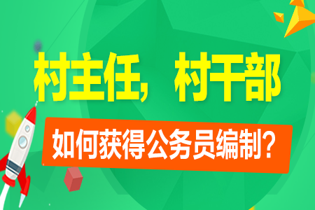 村委會主任,村幹部是公務員編制嗎?