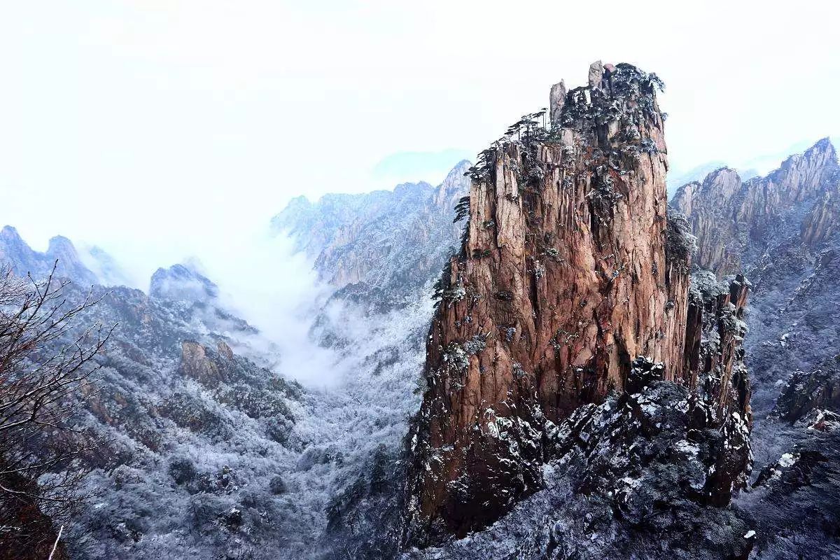 冬遊黃山雲海旺雪你們所謂的淡季卻是人間仙境最美時