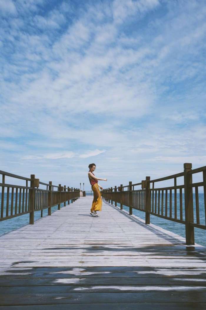 陳赫前妻許婧曬旅行美照, 這才是單身女人該有的樣子