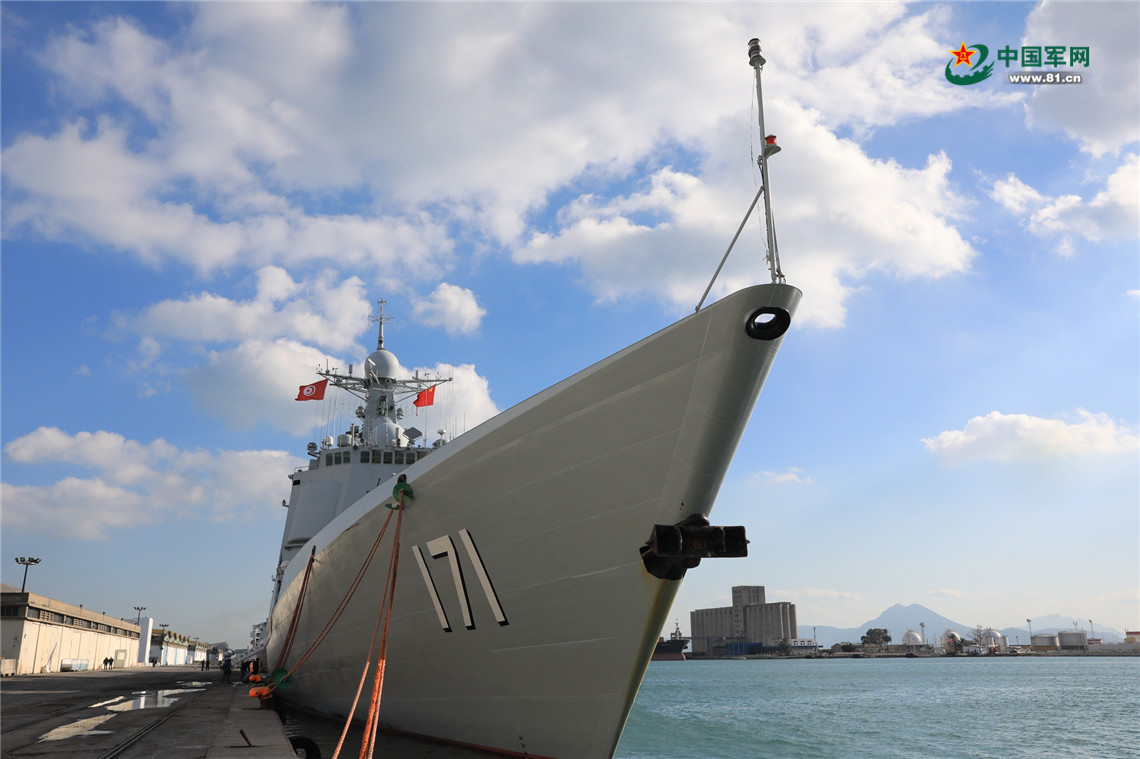 中国海军第二十七批护航编队结束对突尼斯访问