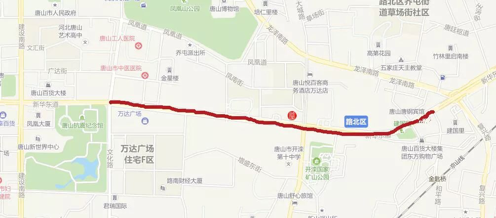 唐山易拥堵事故多发和施工路段地图出炉快看看你常在哪经过