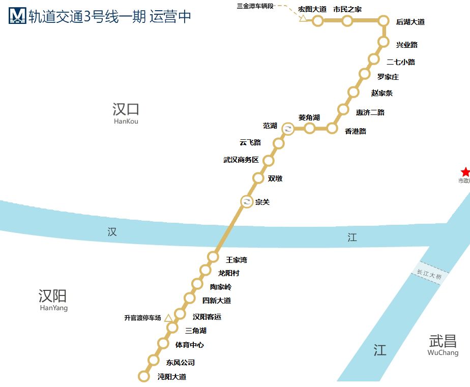 2018年武漢14條地鐵線完整站點名單,有經過你家門口嗎?