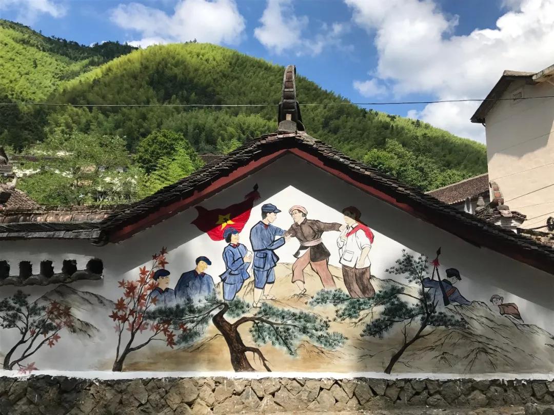 寻找庆元最美风景斋郎文化墙绘