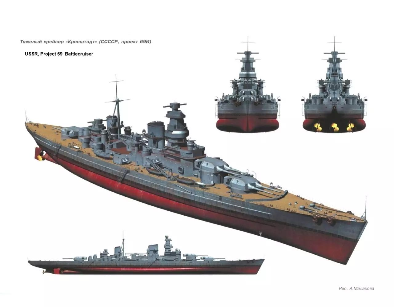 火炮战舰的巅峰之作:斯大林格勒级战列巡洋舰