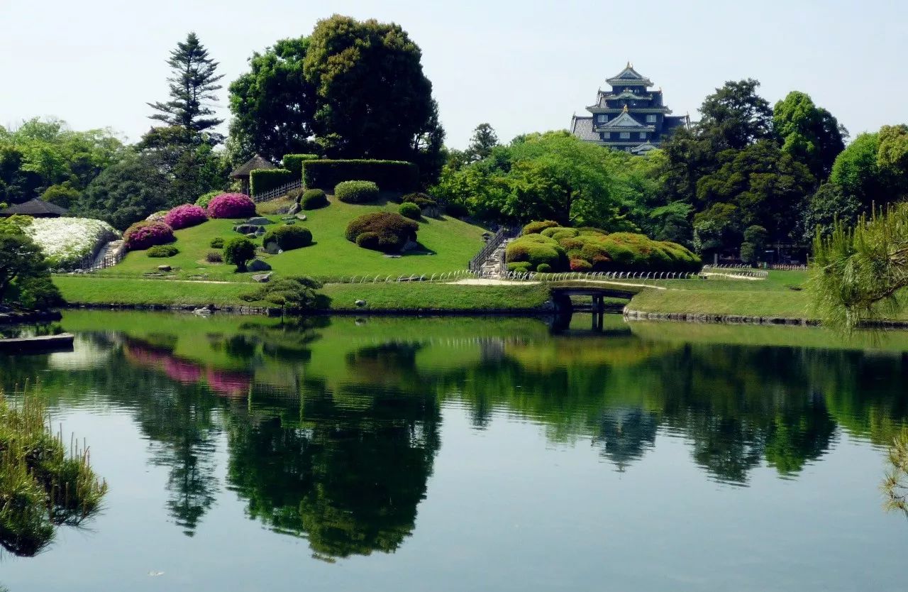 jp後樂園位於岡山縣的岡山市中心,已有300餘年歷史,當年住持修建的是