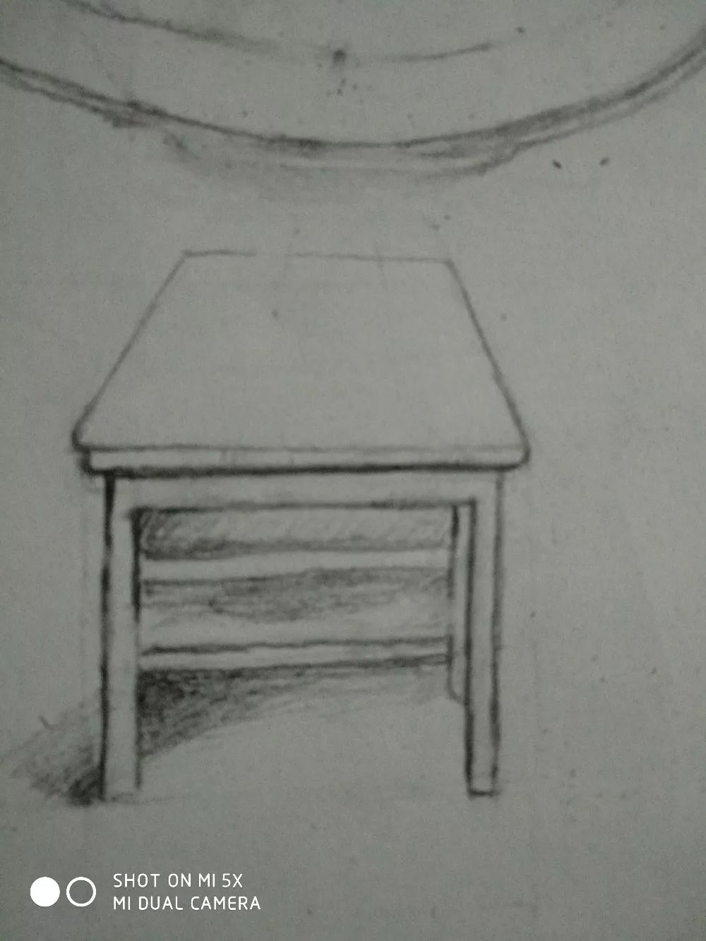 桌子素描立体图图片