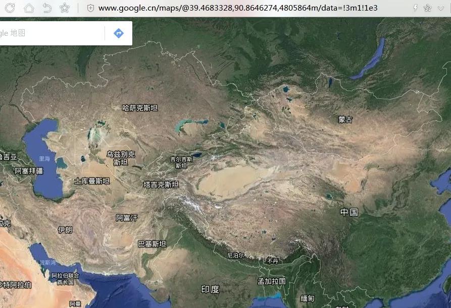 谷歌地图(google map)!这款突然可以使用的产品就是——谷歌