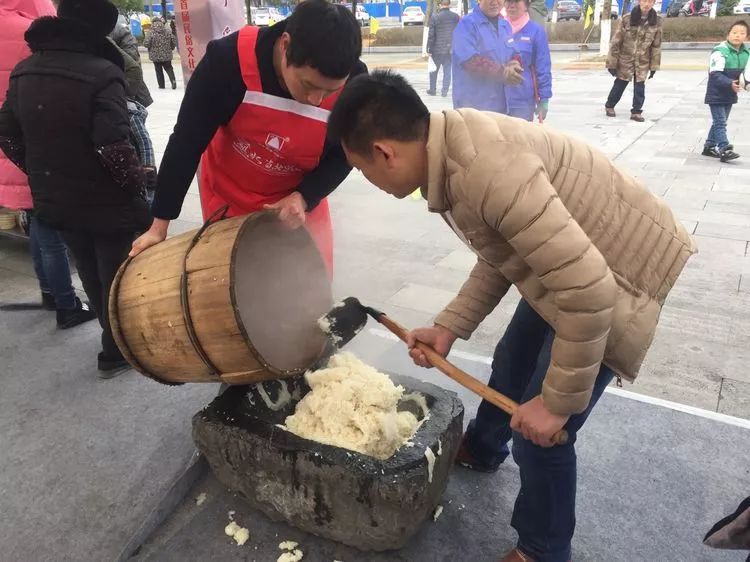 打餈粑吃餈粑這才是秀山人過年的味道