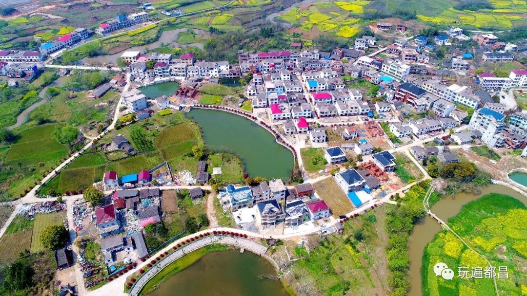 都昌县春桥乡自然村航拍图(上),老乡们快来看看你的自然村在哪?