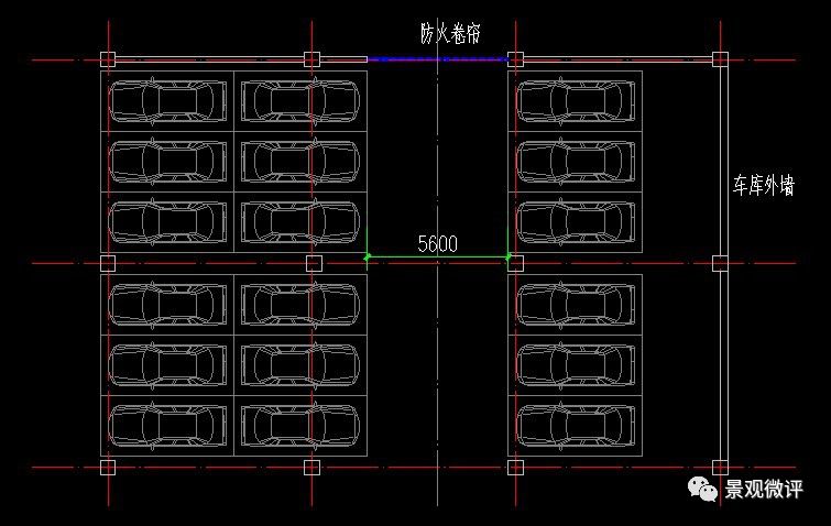 具体停车库柱网与停车关系如下表:2)除满足合理的技术要求和使用面积