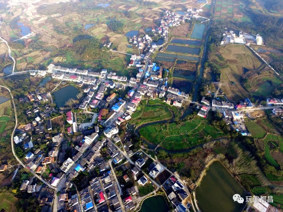 都昌县春桥乡自然村航拍图(上),老乡们快来看看你的自然村在哪?
