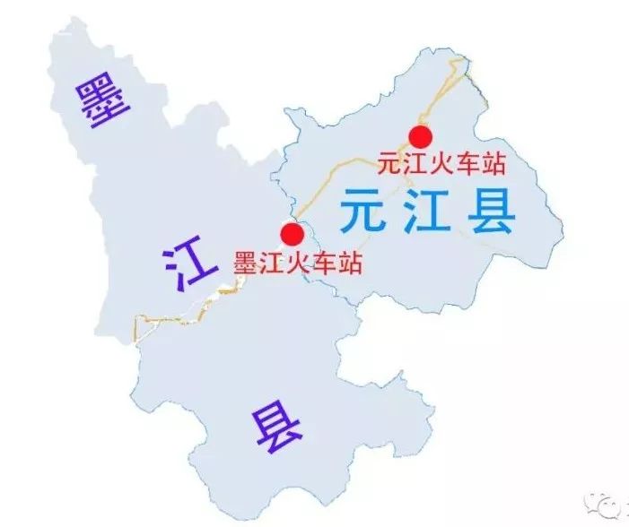 元江位置图片