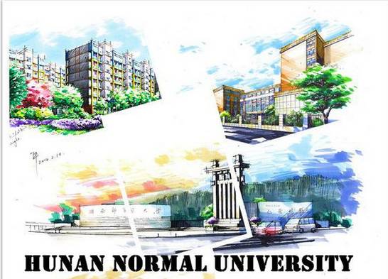 第二波来了湖南高校手绘集大曝光究竟哪所大学最美