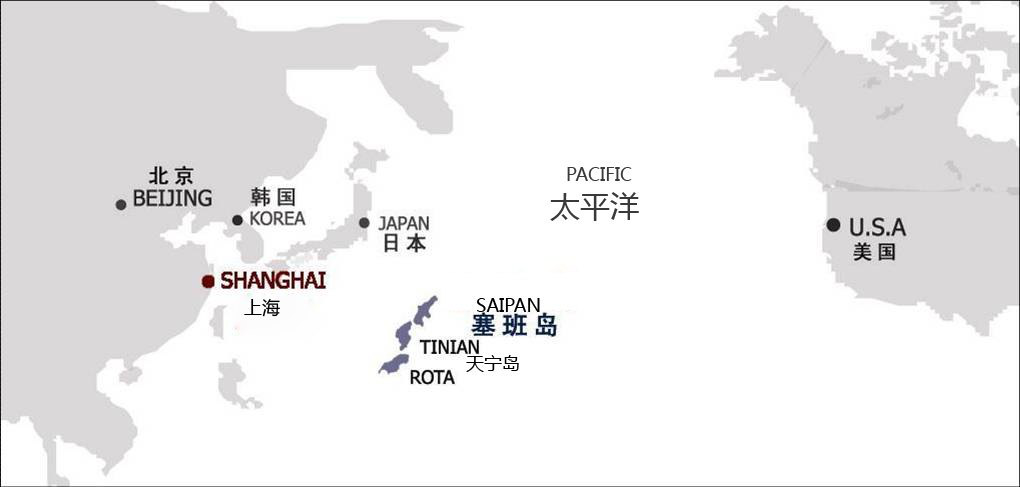 塞班地理位置图片