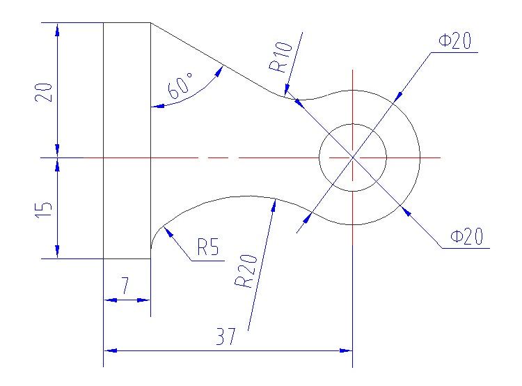 cad简单图纸初学图片