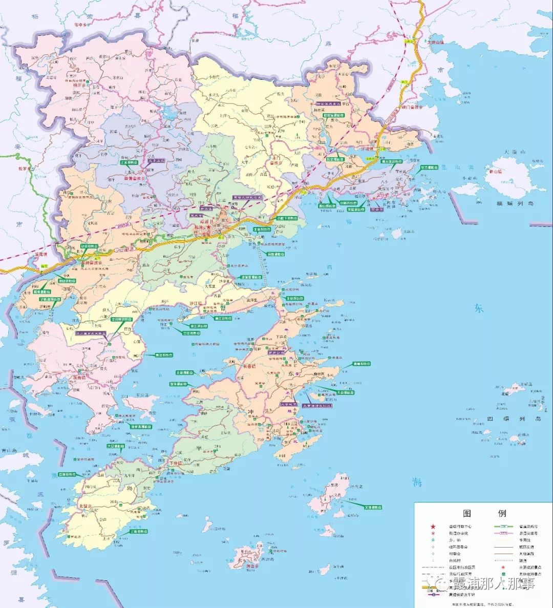 霞浦县各乡镇地图图片