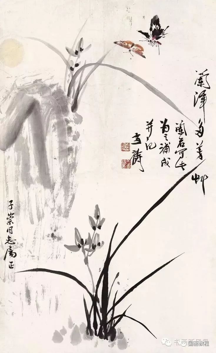 王雪涛兰花国画精品图片