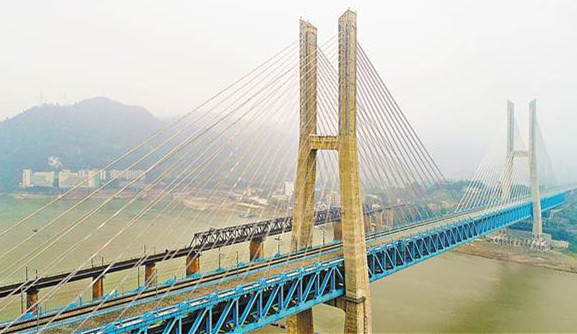 重庆黄桷沱长江大桥图片