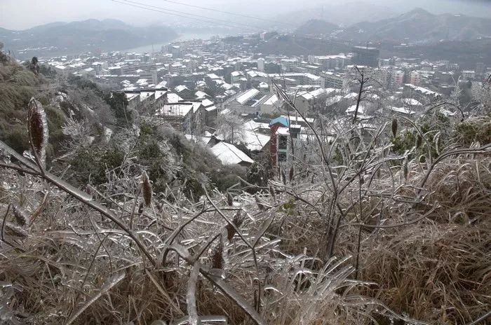 怀化下雪了美出天际悲催的是