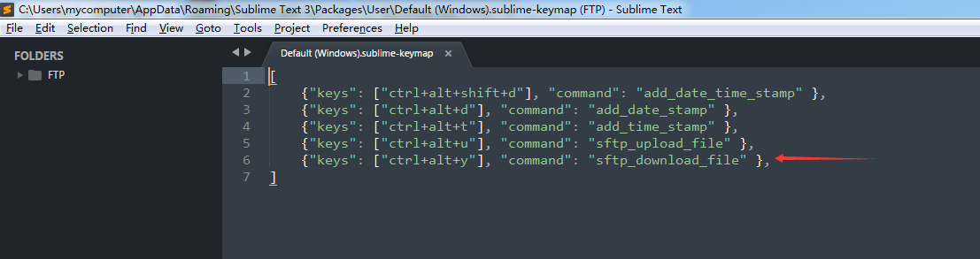 sublime text sftp view output