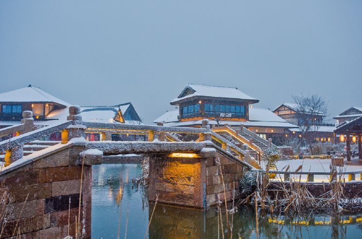 收了靈山和拈花灣的這波雪景圖制霸朋友圈曬圖大賽