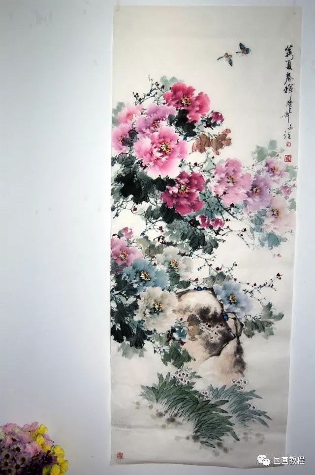 画家刘文斌牡丹图图片