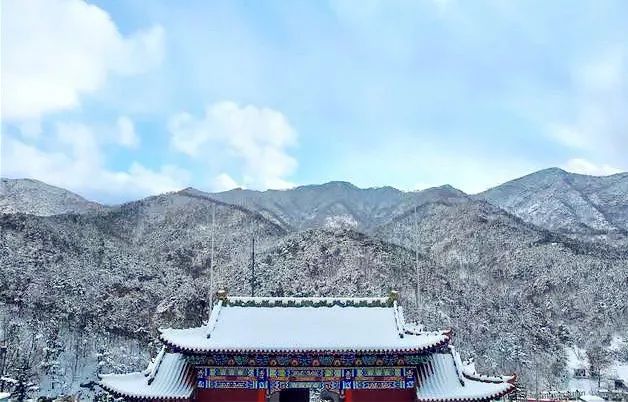 裡口山中廣福寺雪景都是那麼的禪意