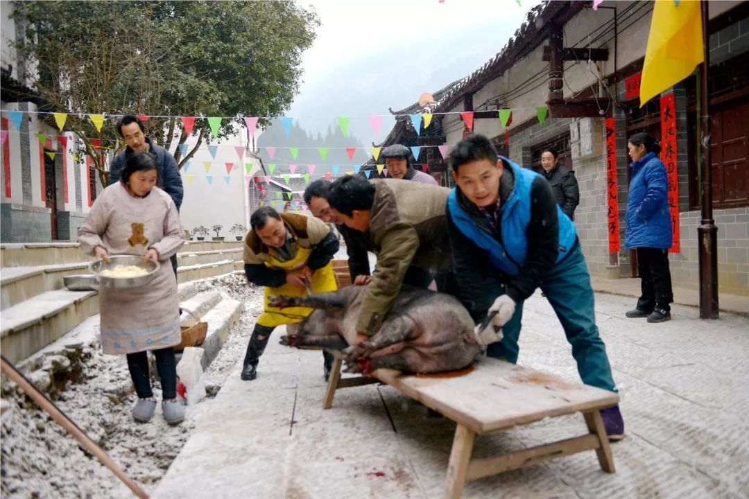 897聚焦殺年豬祭酒神壩壩筵燕翔之冬給你不一樣的寒冬臘月