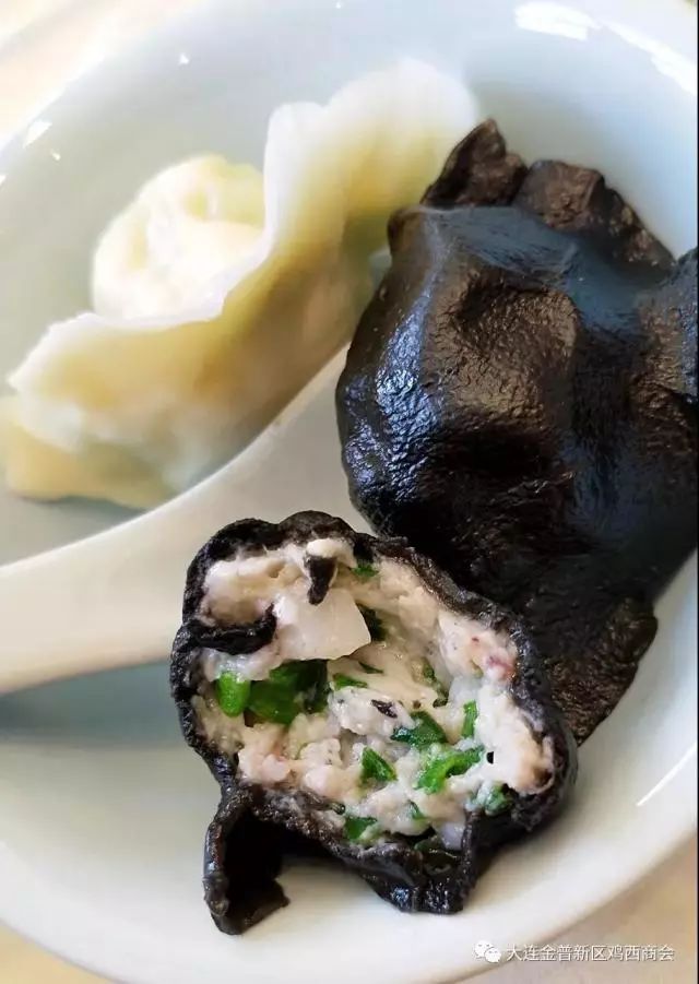 墨鱼豆包饺子图片